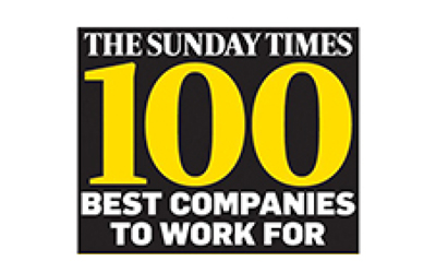 Sunday Times 100 Best Companies to work for logo